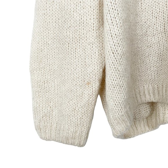 Vintage Mohair Wool Made in the USA American Apparel Oversized Cardigan Sweater - Picture 8 of 10